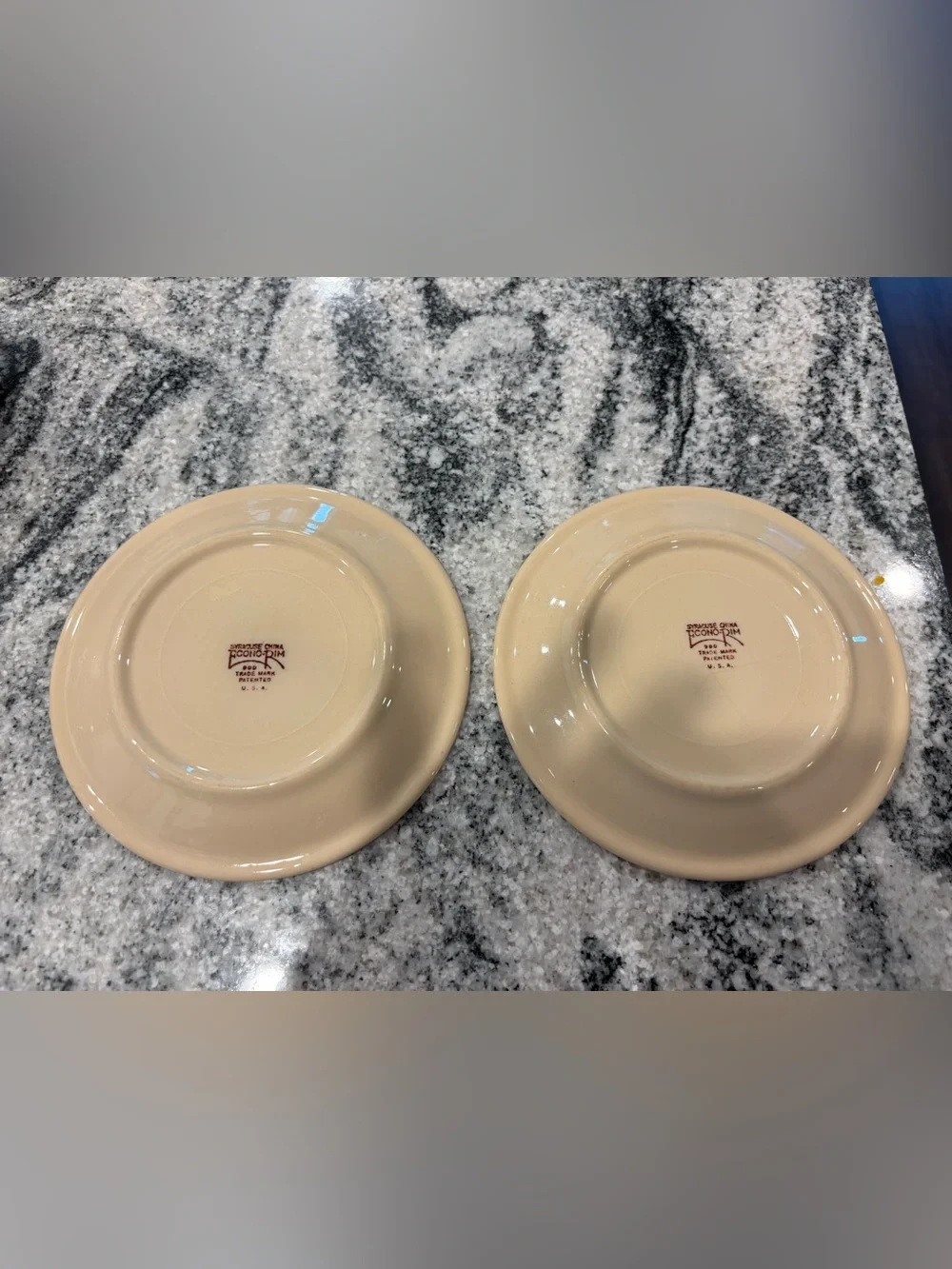 Vintage Syracuse China cowboy hat Set of Plates